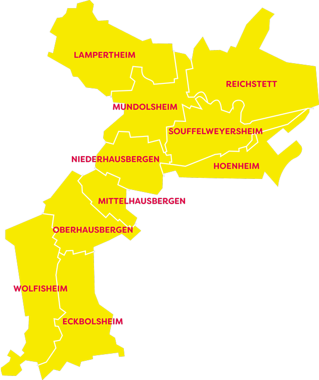 canton hoenheim carte